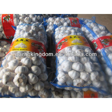 5.0cm pure white garlic 8kg mesh bag